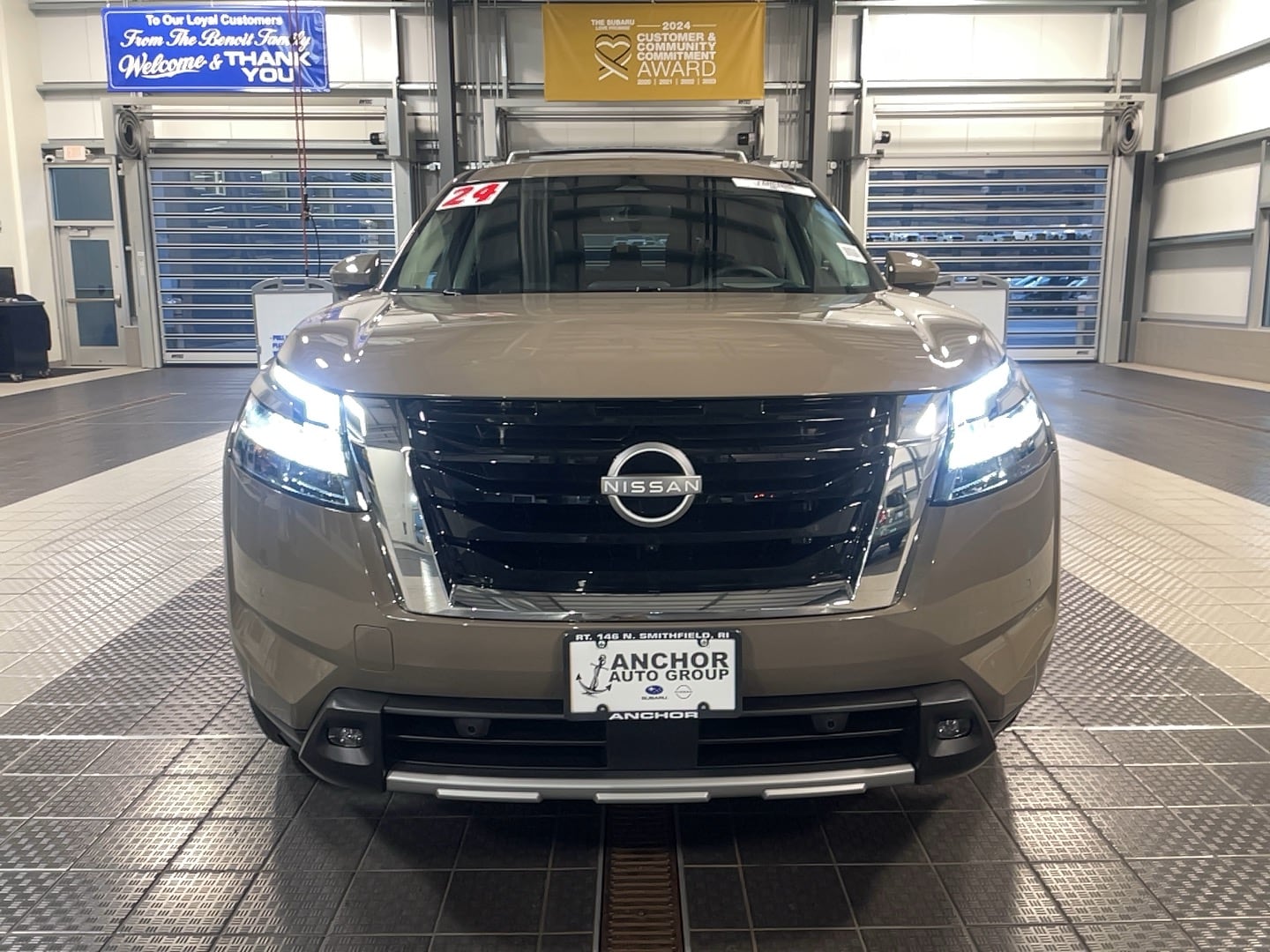 Used 2024 Nissan Pathfinder Platinum with VIN 5N1DR3DJ5RC215652 for sale in North Smithfield, RI