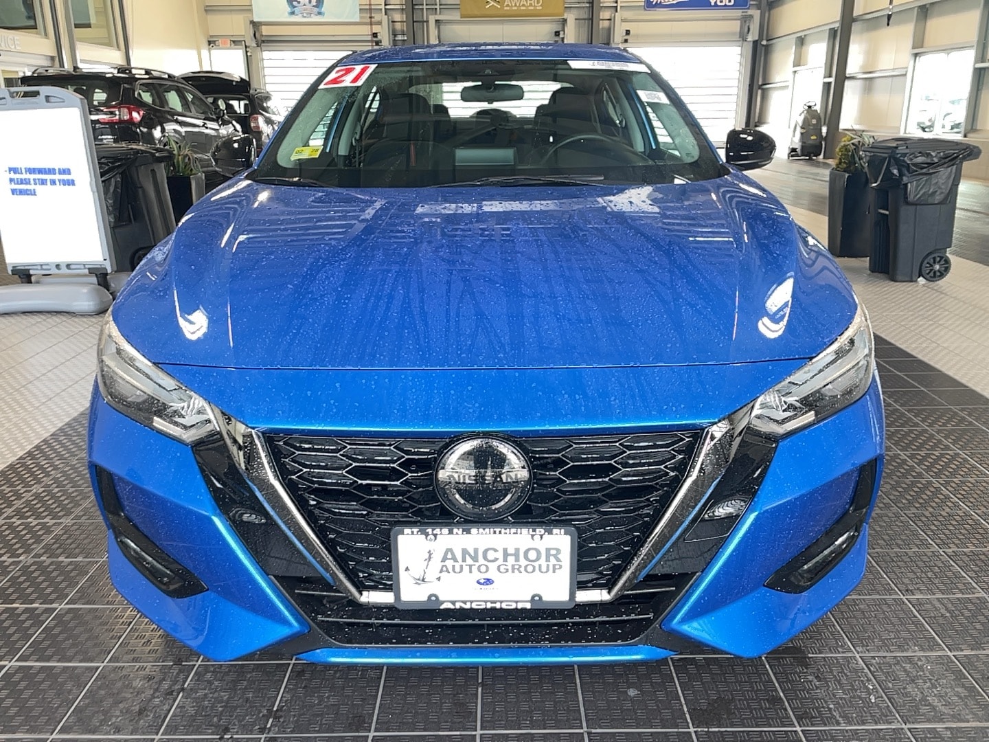 Used 2021 Nissan Sentra SR with VIN 3N1AB8DVXMY201938 for sale in North Smithfield, RI