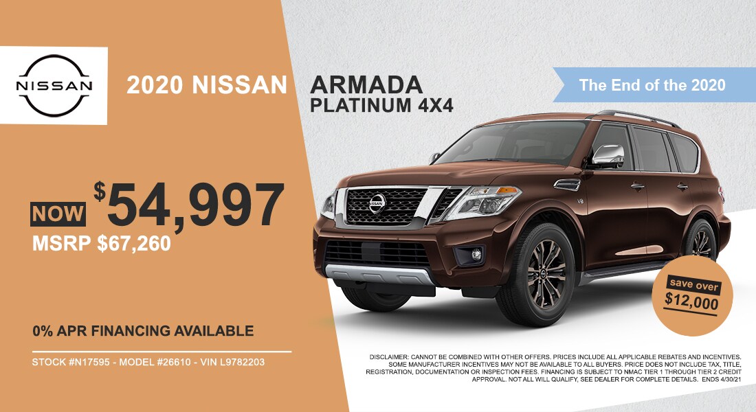 Buy a Nissan Armada for $54,977