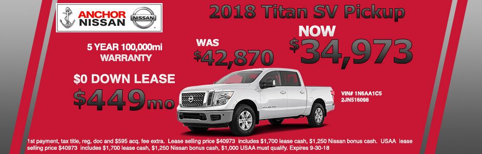 Nissan Offers From Anchor Nissan Nissan Dealer Ri Anchor Nissan