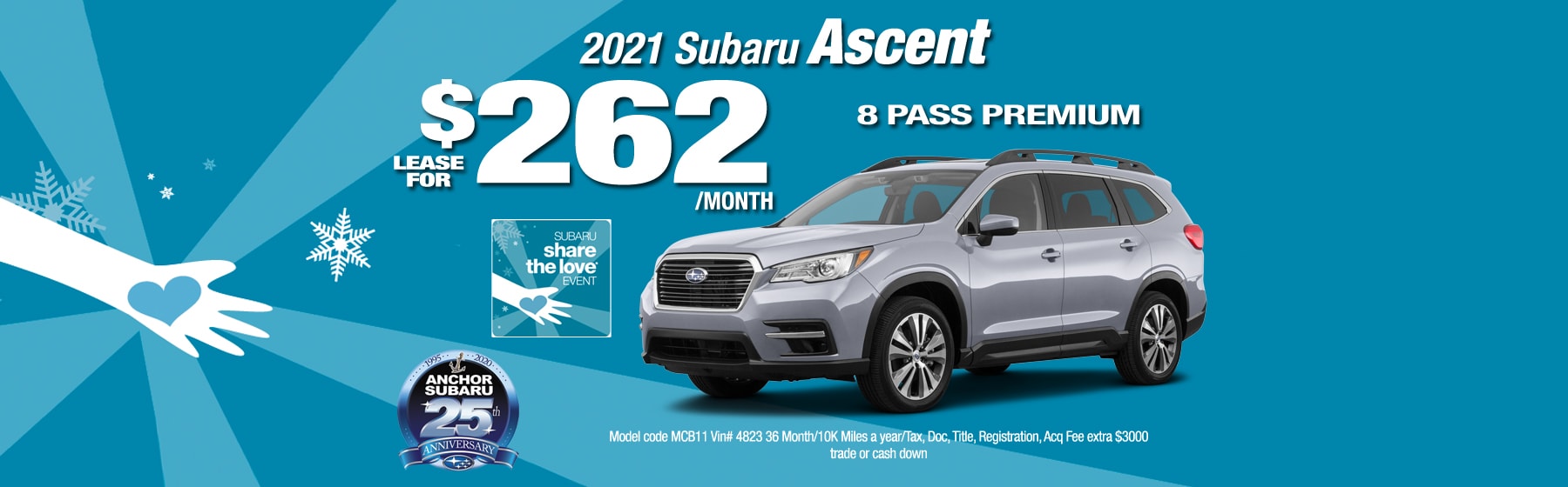 Subaru Ascent Lease and Model Specials Anchor Subaru