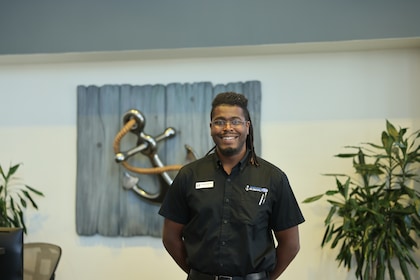 Staff member Frantz Guerrier from 07d725d19481