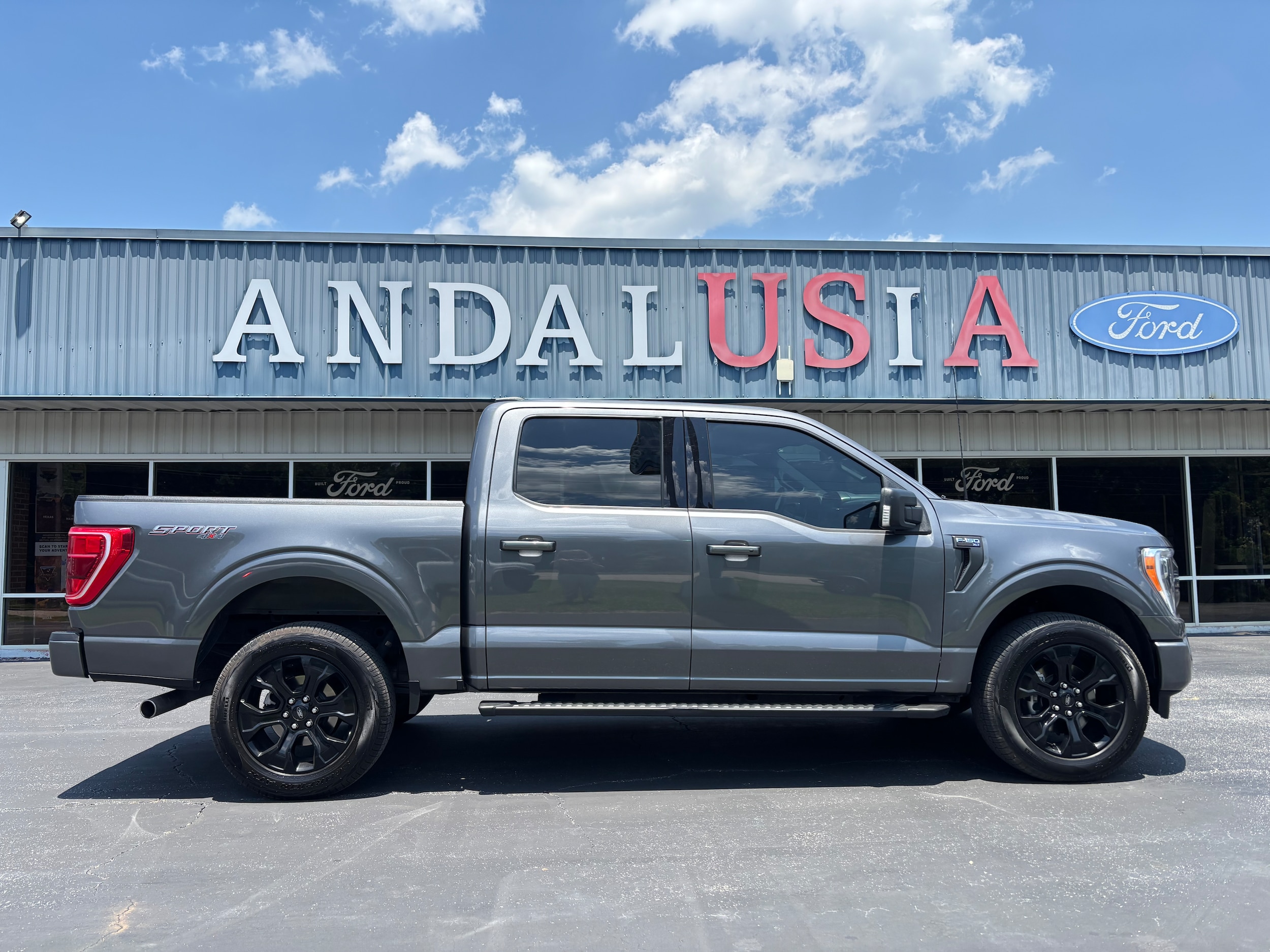Used 2022 Ford F-150 XLT with VIN 1FTFW1E81NFB42293 for sale in Andalusia, AL