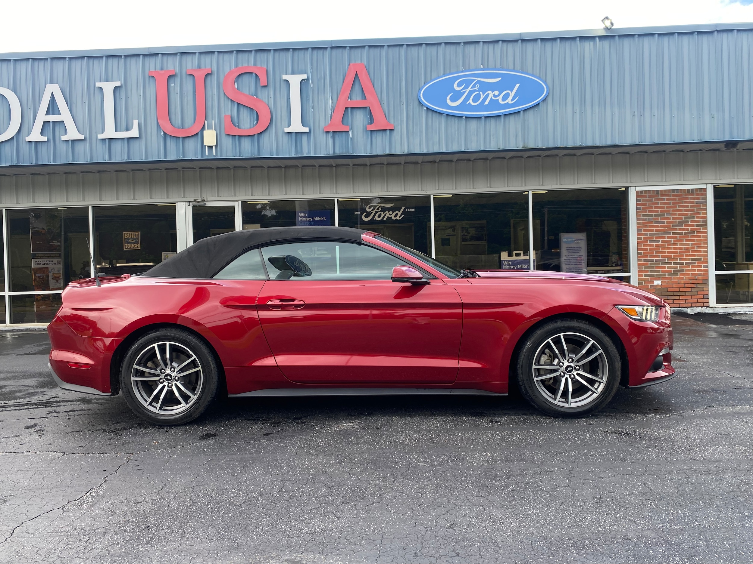 Used 2017 Ford Mustang EcoBoost Premium with VIN 1FATP8UH8H5204492 for sale in Andalusia, AL