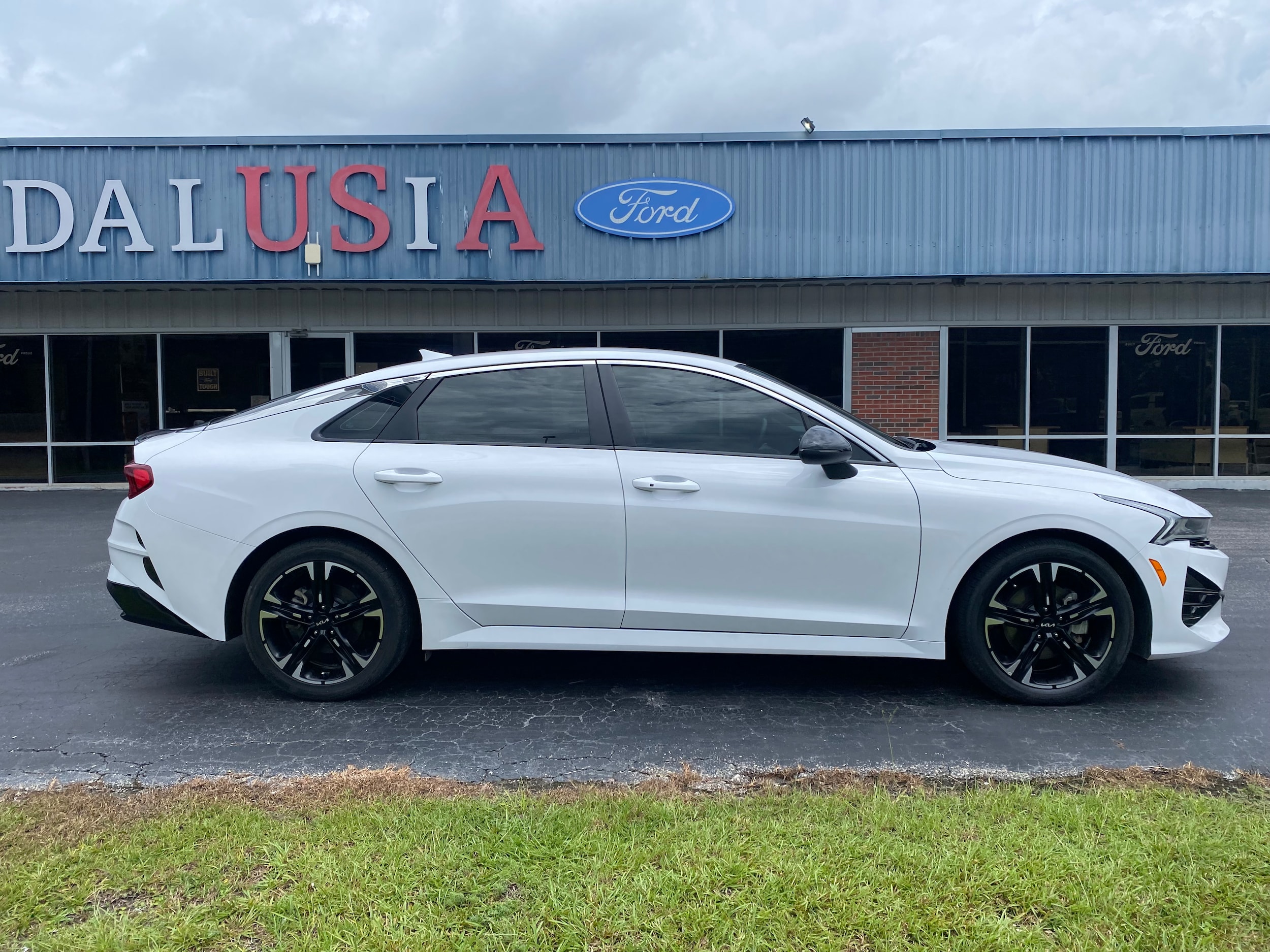 Used 2022 Kia K5 GT-Line with VIN 5XXG64J27NG164808 for sale in Andalusia, AL