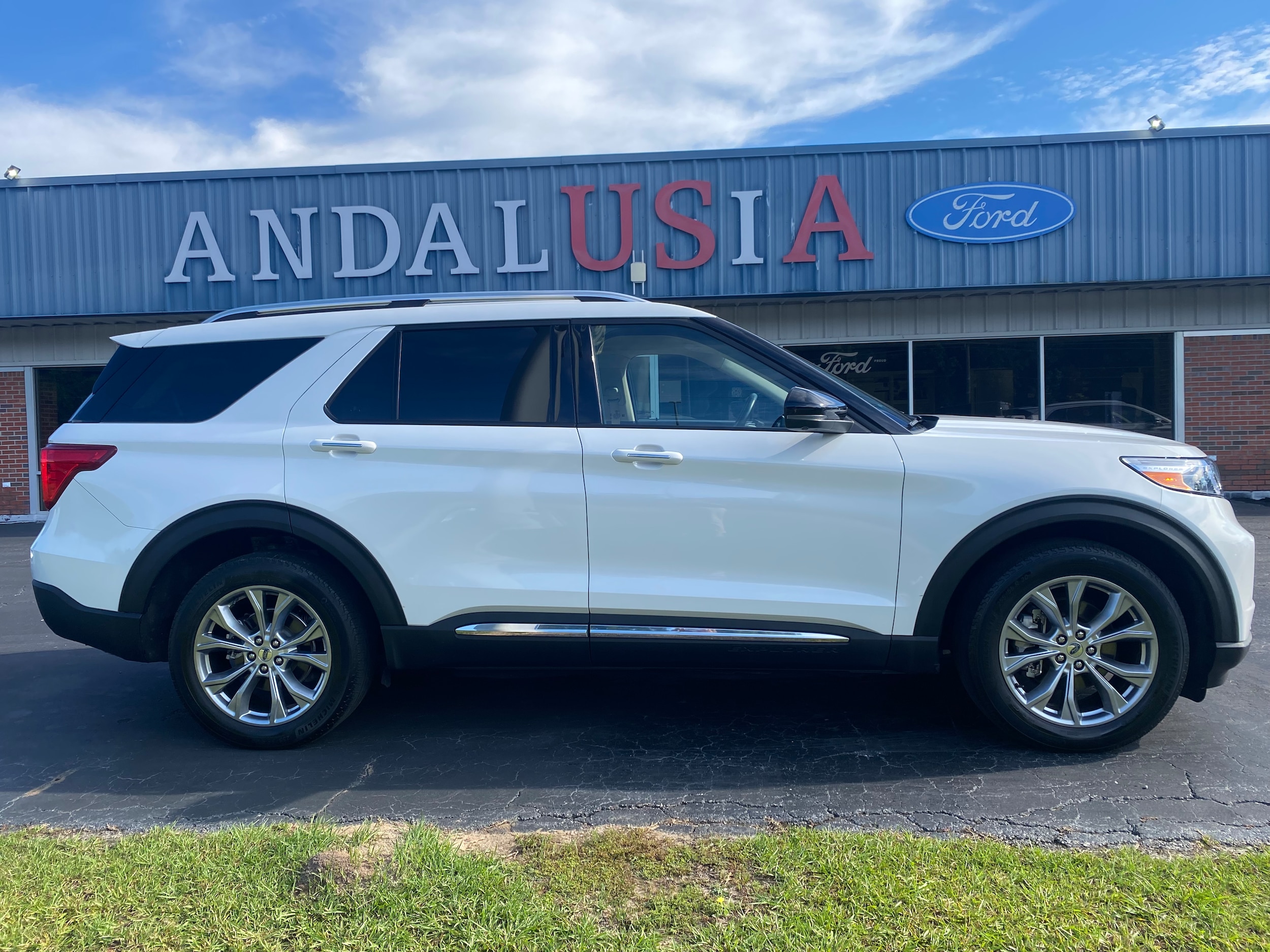 Used 2022 Ford Explorer Limited with VIN 1FMSK8FH8NGB51063 for sale in Andalusia, AL