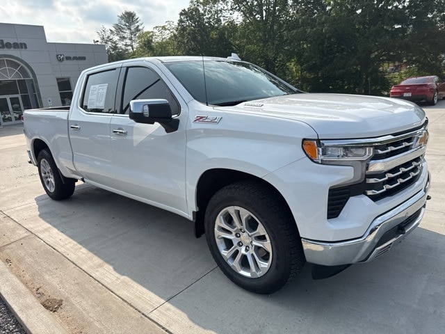 Used 2023 Chevrolet Silverado 1500 LTZ with VIN 1GCUDGE84PZ335409 for sale in Franklin, NC