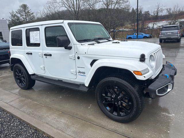 Used 2022 Jeep Wrangler Unlimited Sahara 4XE with VIN 1C4JJXP66NW278829 for sale in Franklin, NC