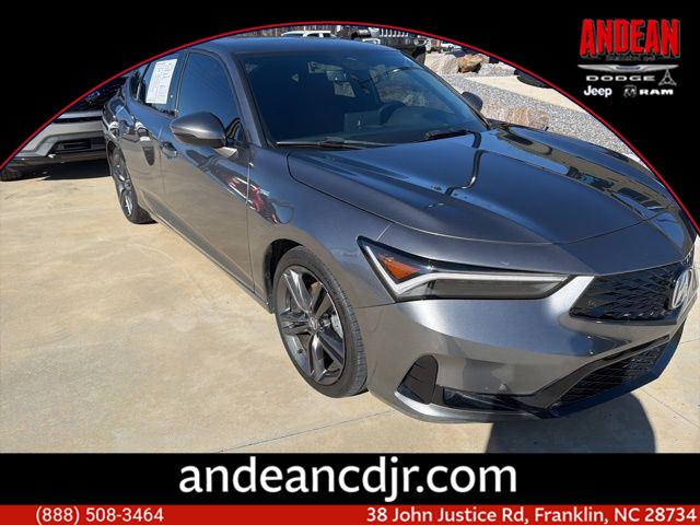 Liquid Carbon Metallic 2024 Acura Integra FWD with Technology and A-SPEC Package Sedan Front-Wheel Drive 7-Speed CVT