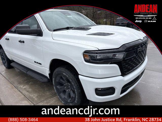 Bright White 2026 RAM 1500 Express Crew Cab 4WD Pickup Truck Four-Wheel Drive 8-Speed Automatic