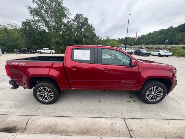 Used 2021 Chevrolet Colorado Work Truck with VIN 1GCGTBEN9M1219044 for sale in Franklin, NC