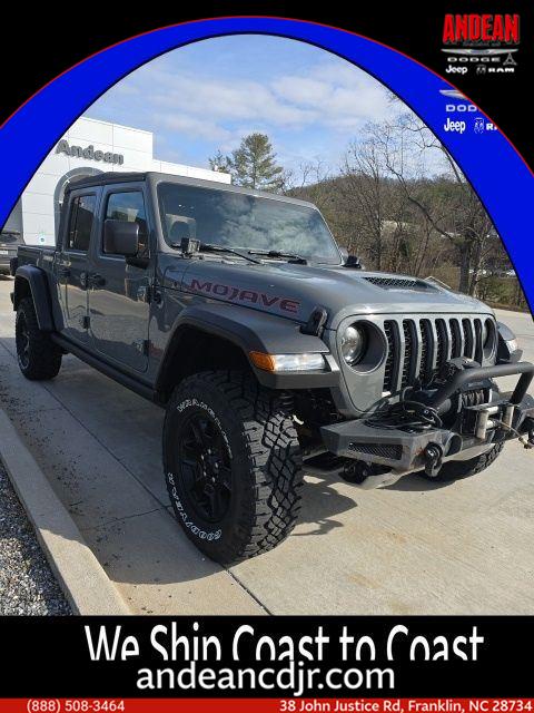 Sting-Gray Clearcoat 2021 Jeep Gladiator Mojave Crew Cab 4WD Pickup Truck Four-Wheel Drive 8-Speed Automatic