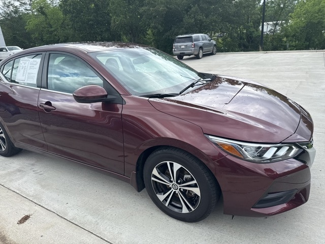 Used 2021 Nissan Sentra SV with VIN 3N1AB8CVXMY328657 for sale in Franklin, NC