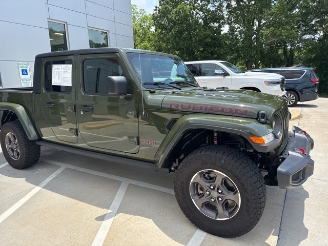 Used 2021 Jeep Gladiator Rubicon with VIN 1C6JJTBG4ML610377 for sale in Franklin, NC