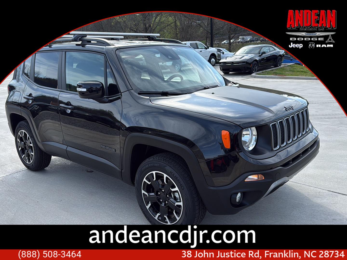 Black Clearcoat 2023 Jeep Renegade Upland 4WD SUV / Crossover Four-Wheel Drive 9-Speed Automatic