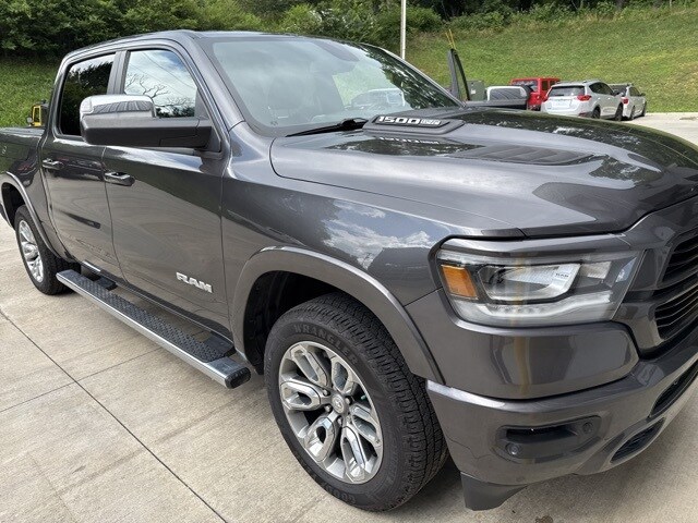 Used 2020 RAM Ram 1500 Pickup Laramie with VIN 1C6SRFJTXLN296864 for sale in Franklin, NC