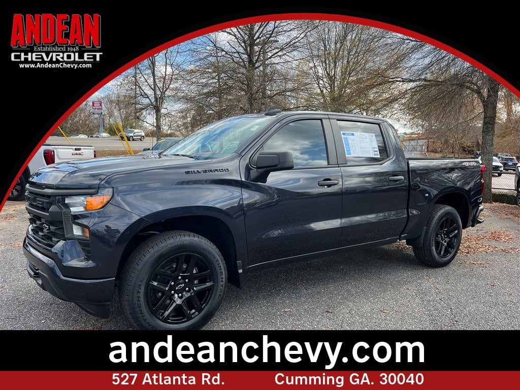 Certified 2022 Chevrolet Silverado 1500 Custom Truck Crew Cab