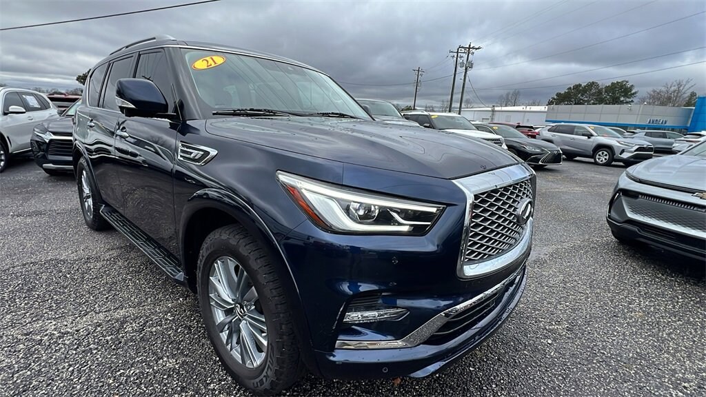 Used 2021 INFINITI QX80 Luxe AWD SUV