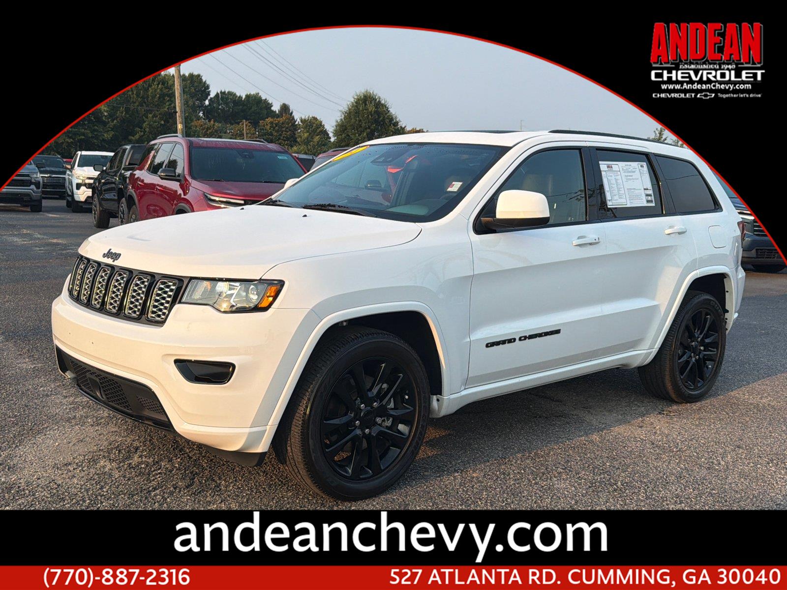 White 2021 Jeep Grand Cherokee SUV / Crossover 4X2