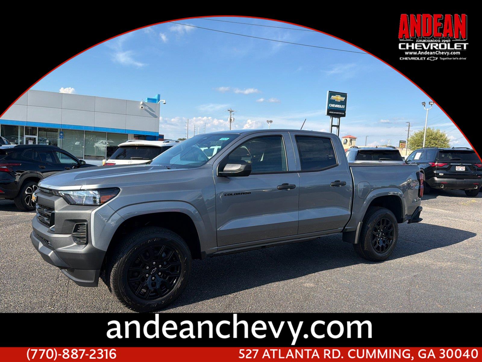 Sterling Gray Metallic 2026 Chevrolet Colorado Pickup Truck Four-Wheel Drive Automatic