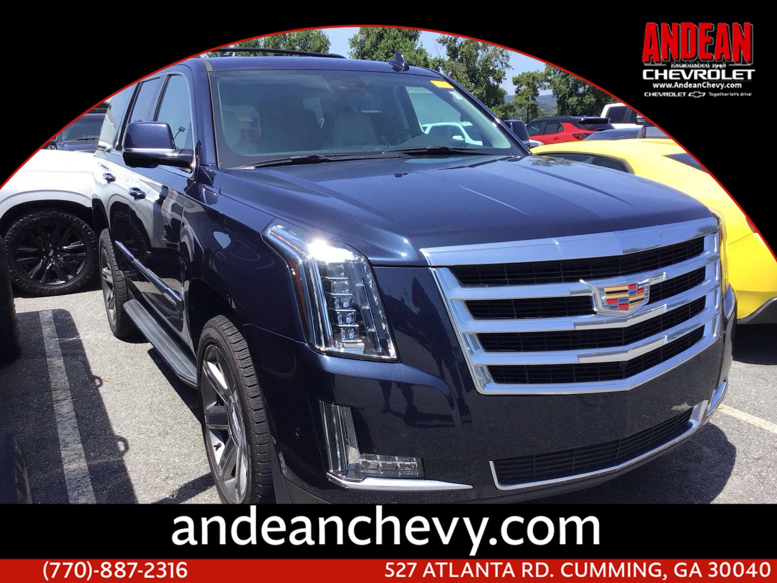 Dark Adriatic Blue Metallic 2020 Cadillac Escalade SUV / Crossover Rear-Wheel Drive Automatic