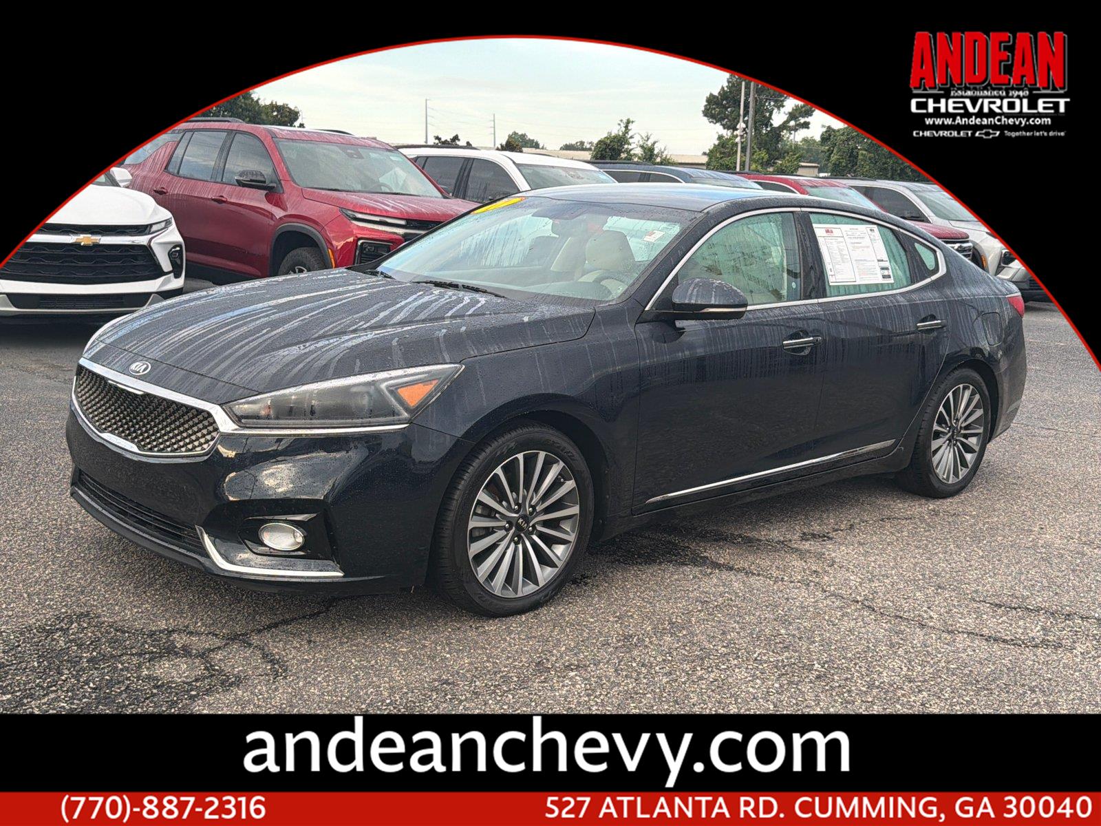 Blue 2017 Kia Cadenza Sedan Front-Wheel Drive