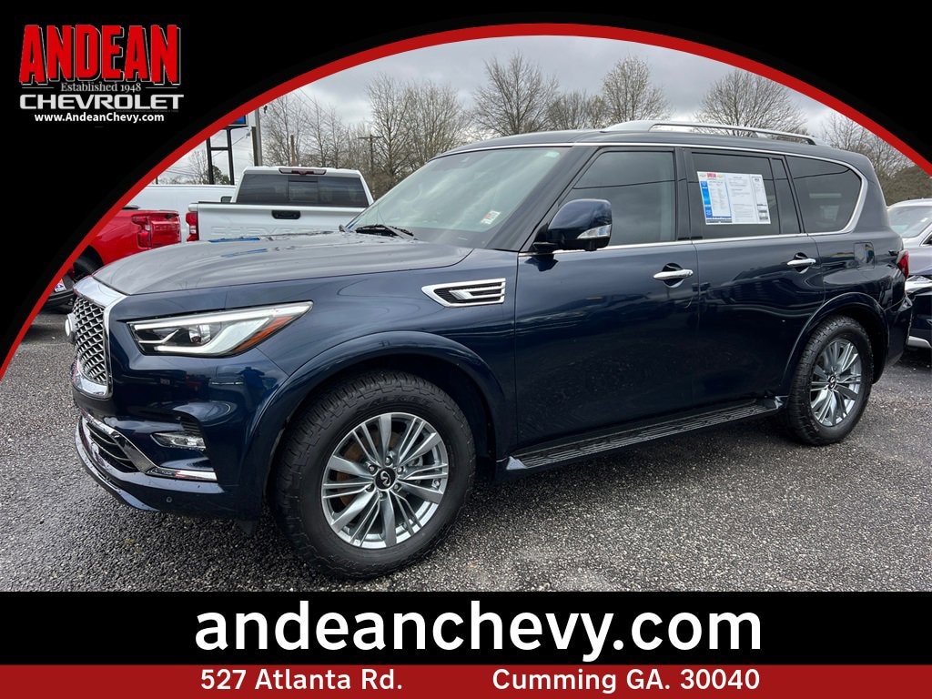 Used 2021 INFINITI QX80 Luxe AWD SUV