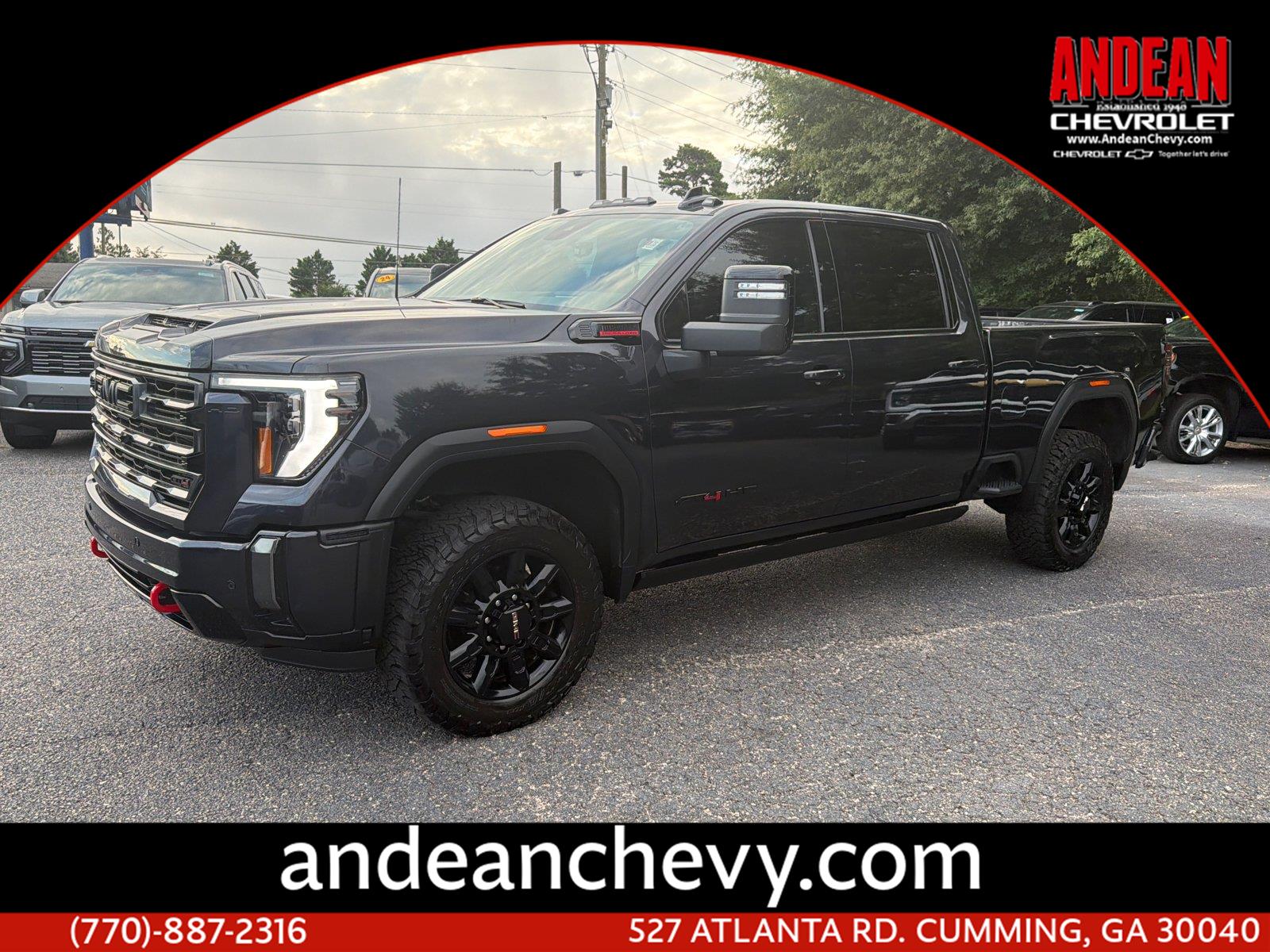 Titanium Rush Metallic 2024 GMC Sierra 2500HD Pickup Truck Four-Wheel Drive Automatic