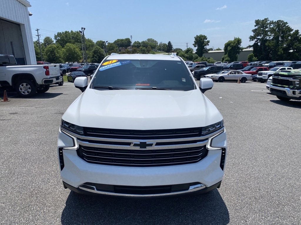 Used 2021 Chevrolet Tahoe LT with VIN 1GNSCNKD7MR462643 for sale in Cumming, GA