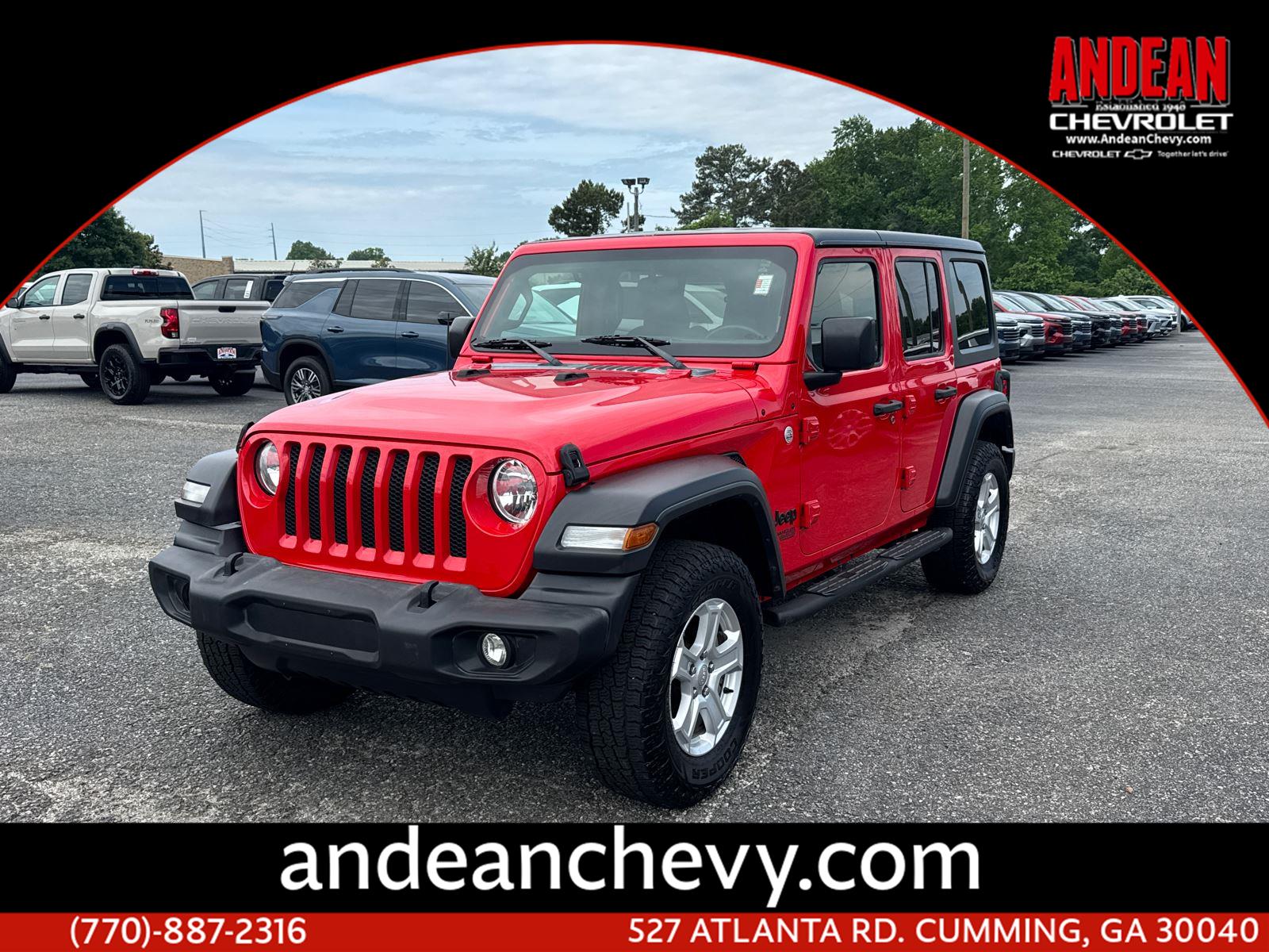 Red 2019 Jeep Wrangler SUV / Crossover Four-Wheel Drive