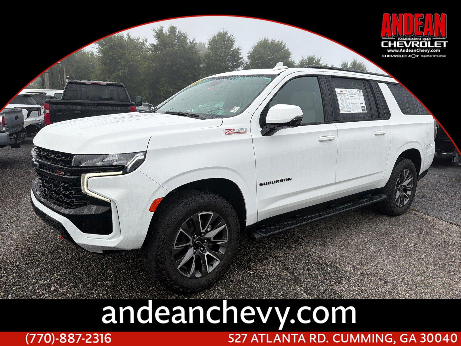 Summit White 2024 Chevrolet Suburban SUV / Crossover Four-Wheel Drive Automatic