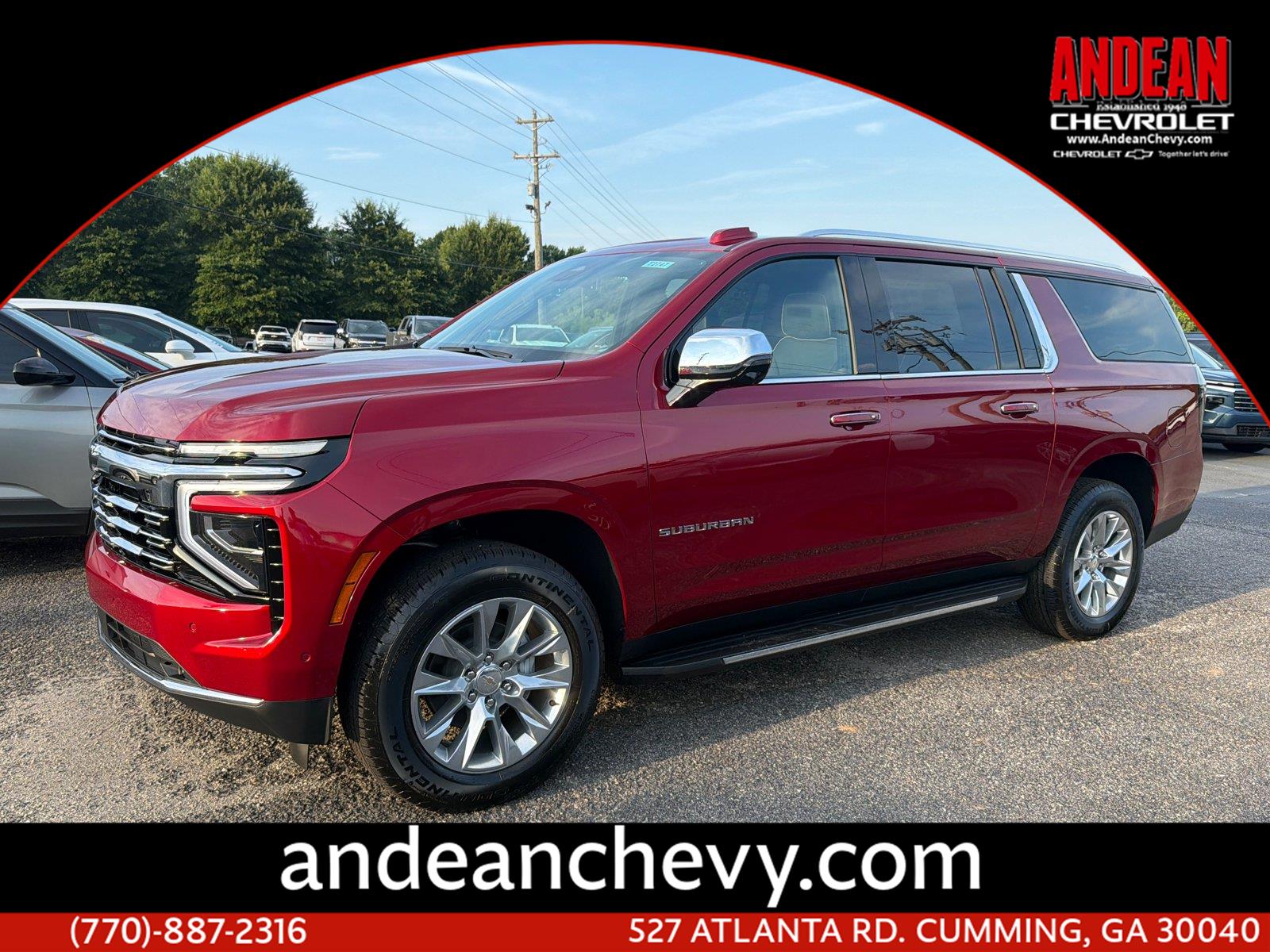 Radiant Red Tintcoat 2026 Chevrolet Suburban SUV / Crossover Four-Wheel Drive Automatic
