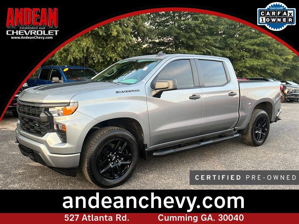 Used 2024 Chevrolet Silverado 1500 Custom Truck Crew Cab