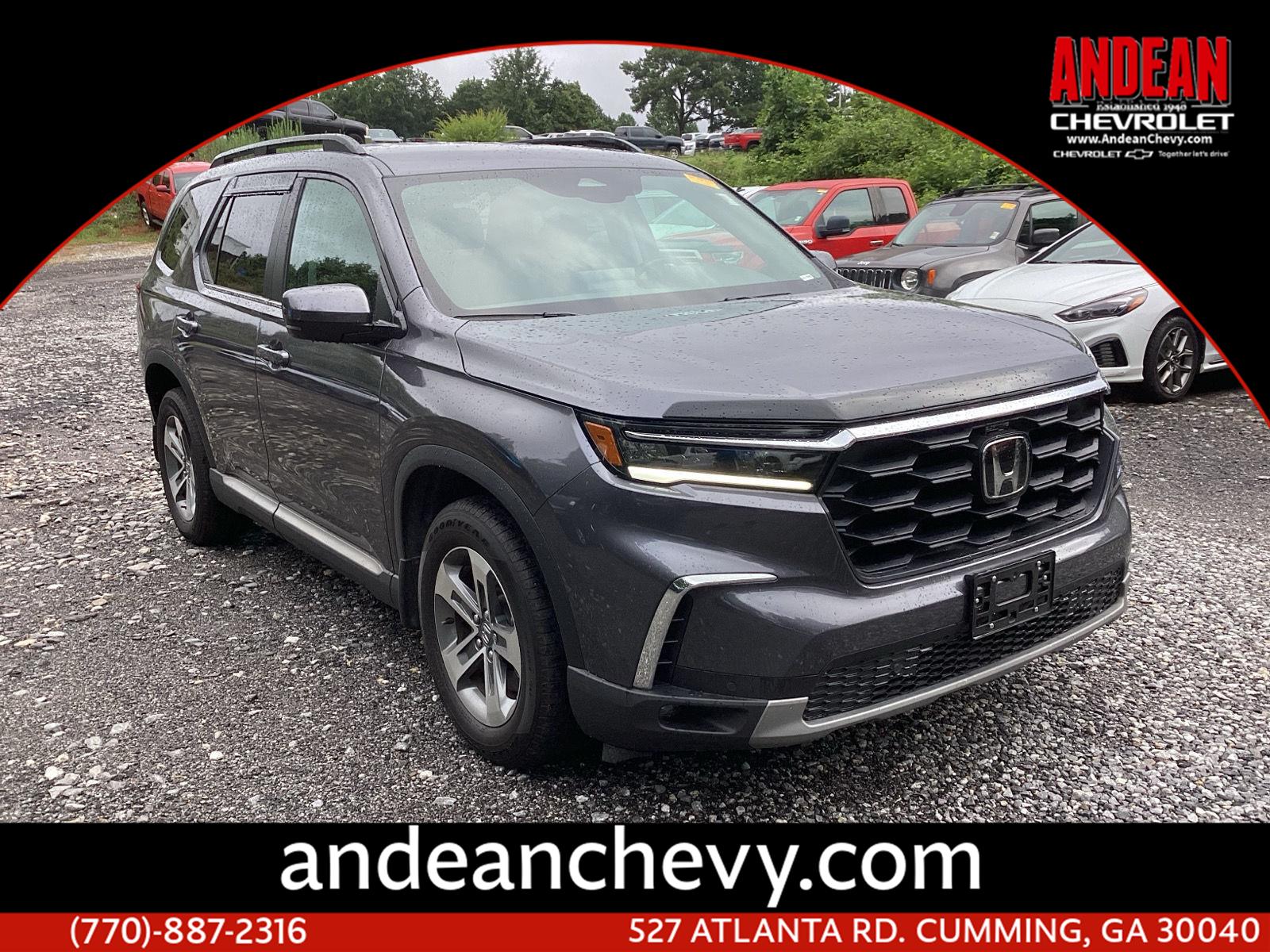 Gray 2023 Honda Pilot SUV / Crossover All-Wheel Drive 