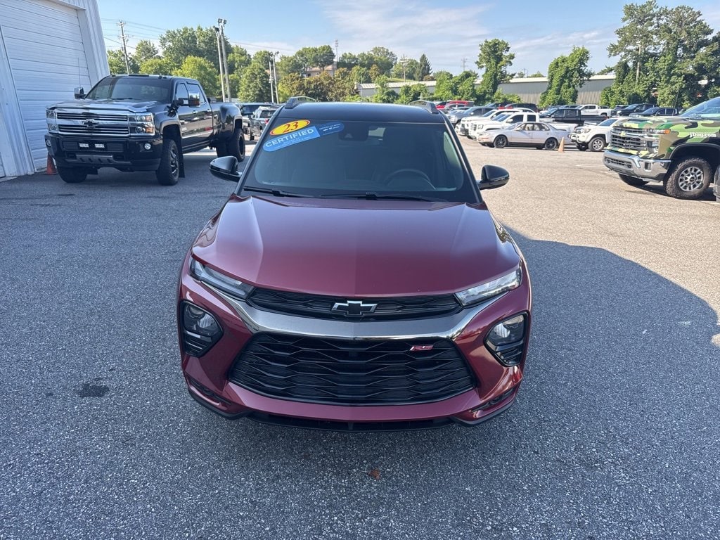 Certified 2023 Chevrolet TrailBlazer RS with VIN KL79MUSL2PB048573 for sale in Cumming, GA