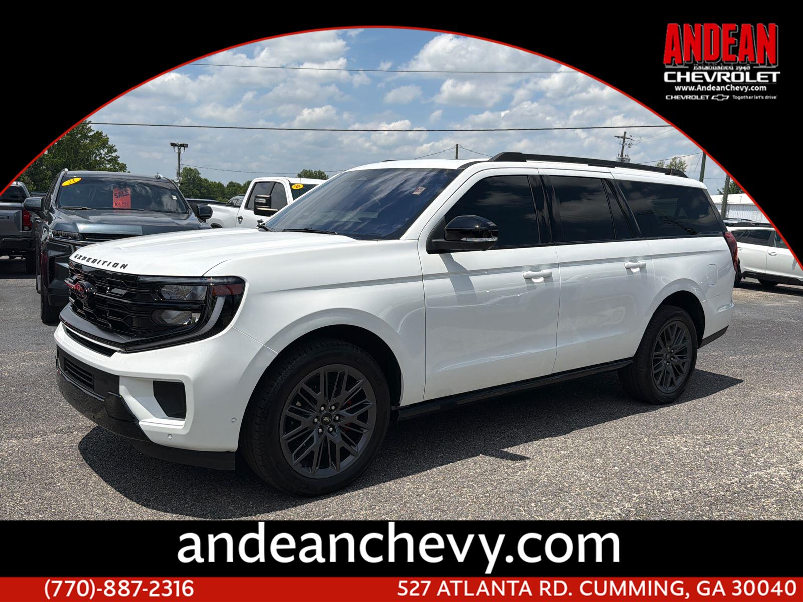 White 2025 Ford Expedition MAX Platinum 4WD SUV / Crossover Four-Wheel Drive Automatic