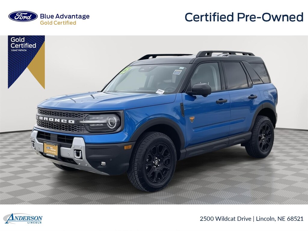 Certified 2025 Ford Bronco Sport Badlands SUV