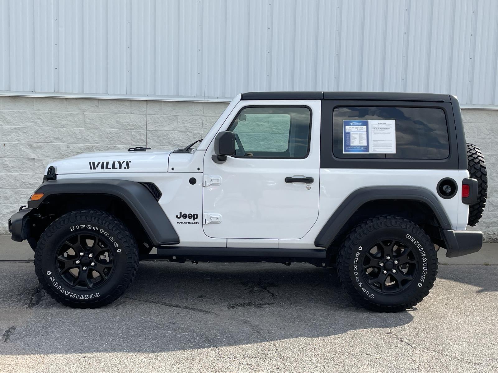 Used 2021 Jeep Wrangler Willys with VIN 1C4HJXAG2MW626415 for sale in Lincoln, NE