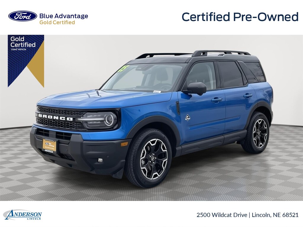 Certified 2025 Ford Bronco Sport Outer Banks SUV
