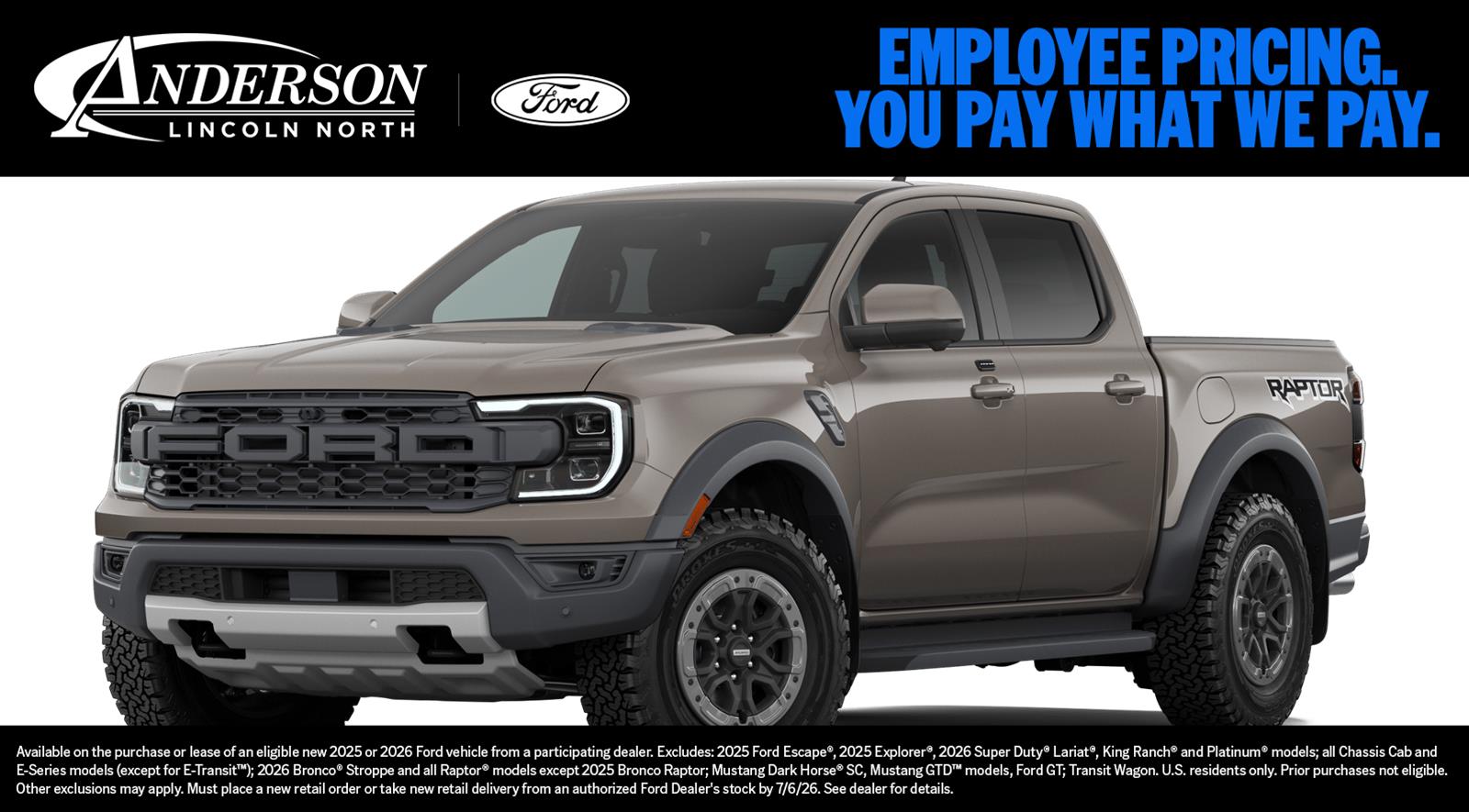 2026 Ford Ranger Raptor 4x4 SuperCrew 5' Box's photo