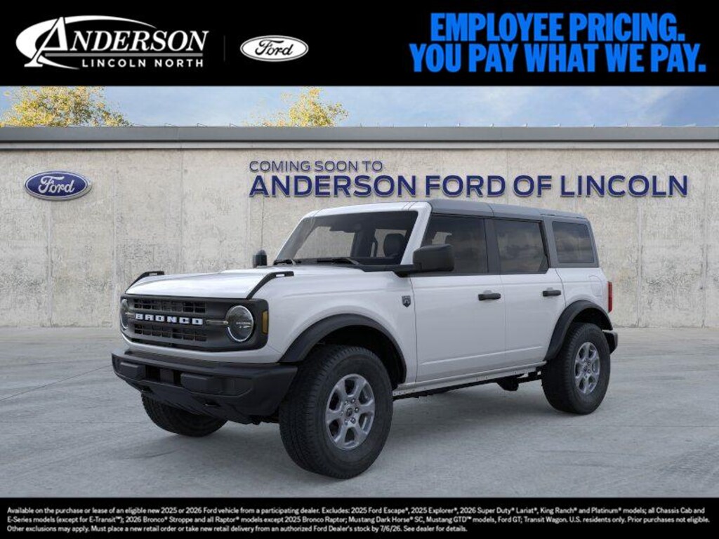 New 2026 Ford Bronco Big Bend 4 Door 4x4 SUV