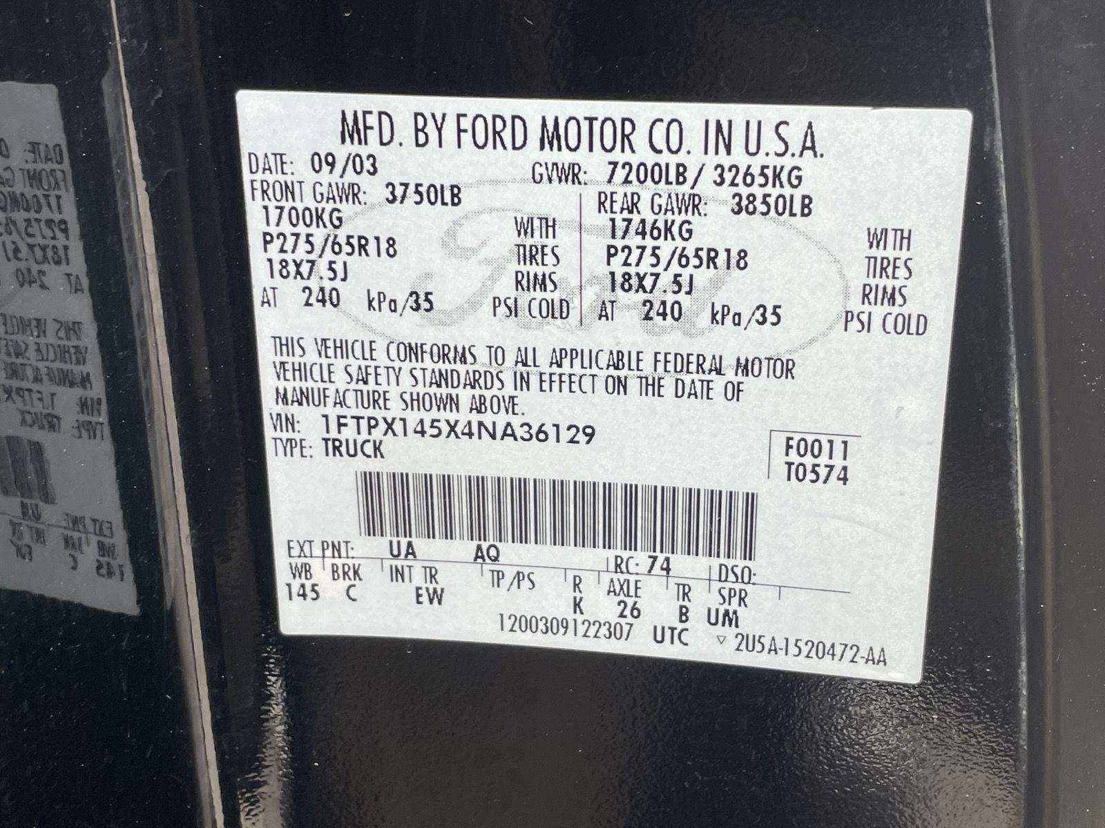 2004 Ford F-150 Lariat - Photo 11