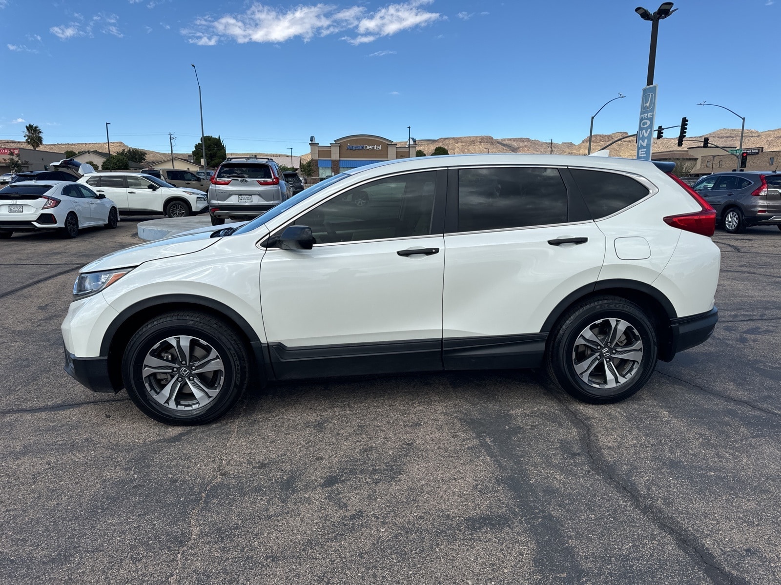 Used 2018 Honda CR-V LX with VIN 2HKRW5H3XJH424520 for sale in Kingman, AZ