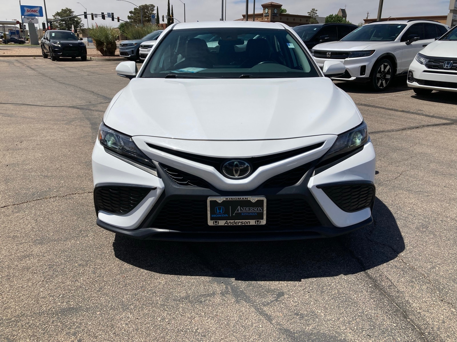 Used 2023 Toyota Camry SE Nightshade with VIN 4T1G11AK7PU728074 for sale in Kingman, AZ