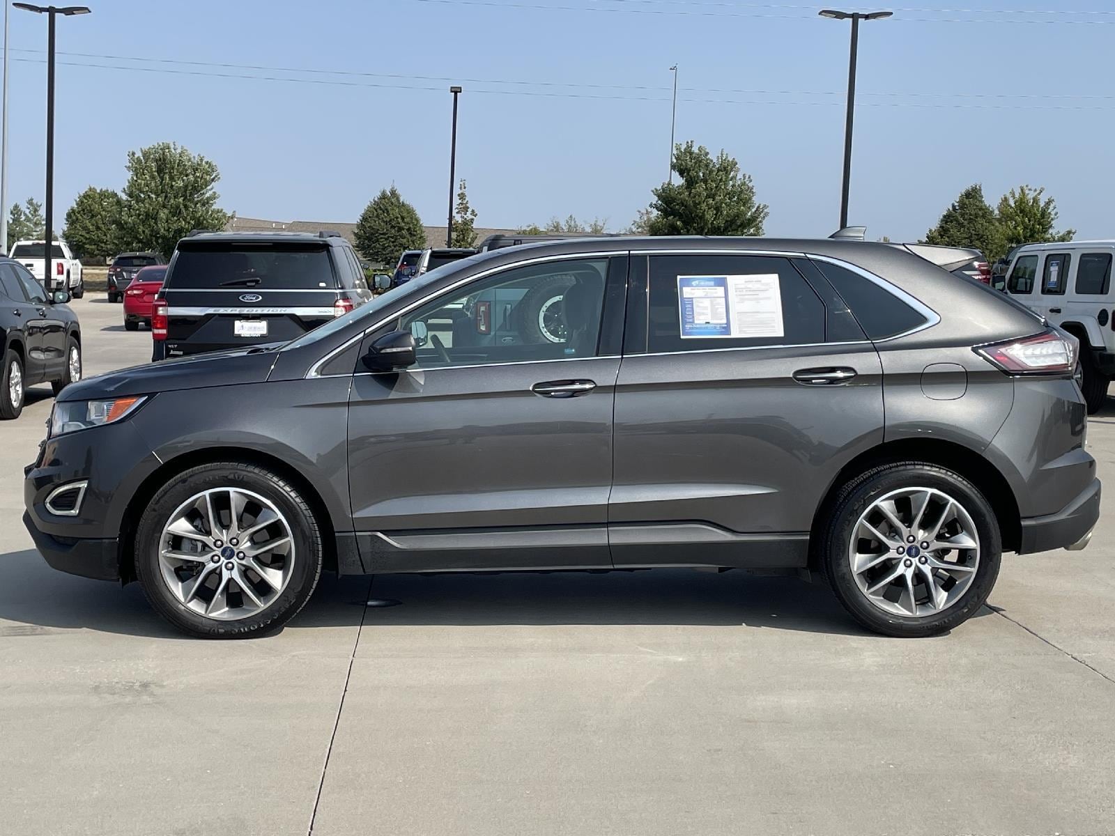 Used 2015 Ford Edge Titanium with VIN 2FMTK4K80FBC37964 for sale in Lincoln, NE