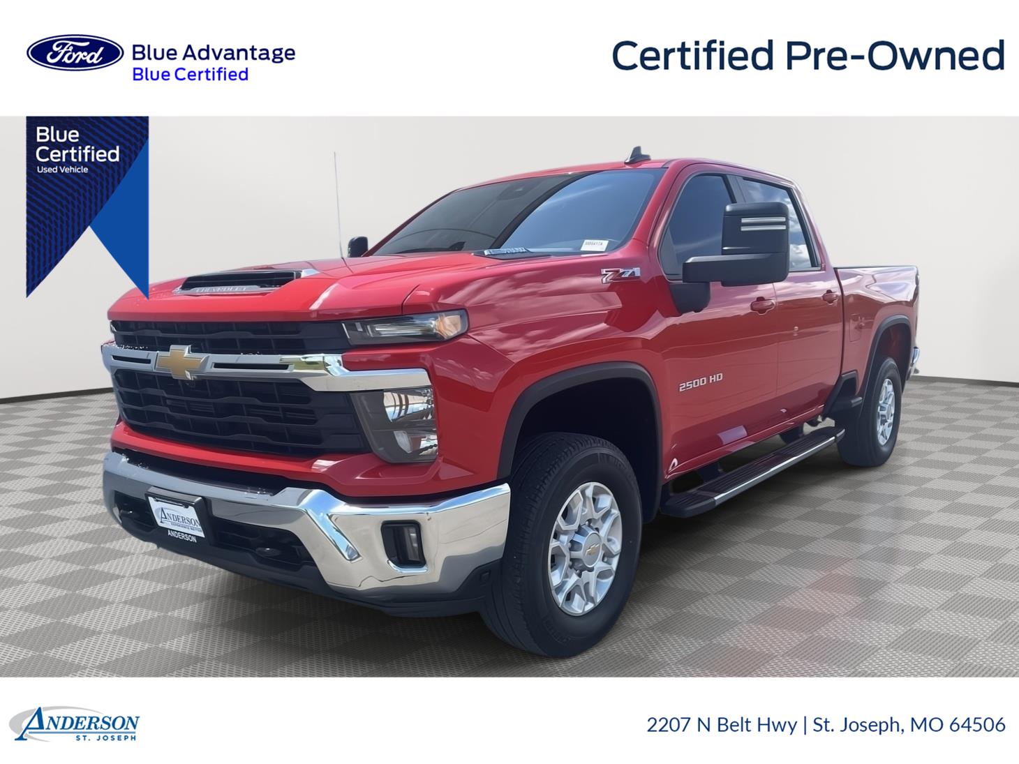 Certified 2024 Chevrolet Silverado 2500HD LT with VIN 2GC4YNEY8R1272951 for sale in Kansas City