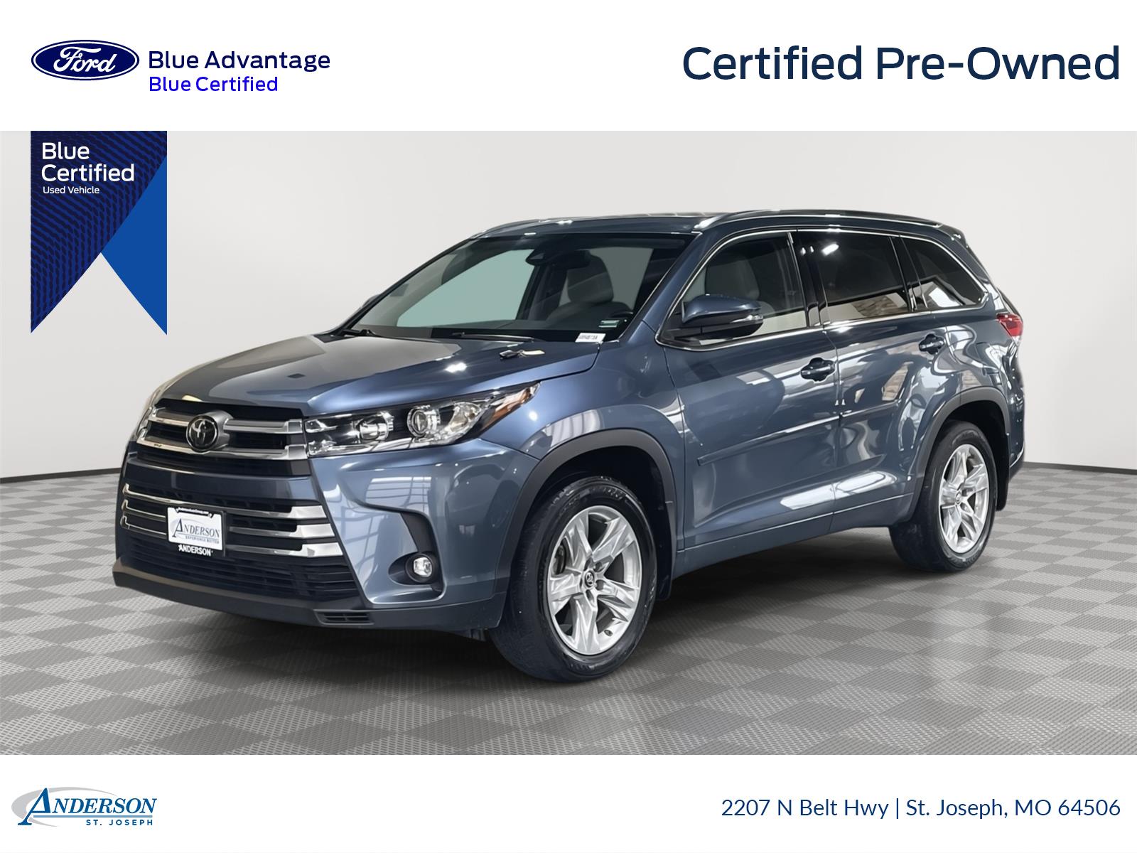 Certified 2019 Toyota Highlander Limited with VIN 5TDDZRFH9KS738758 for sale in Kansas City
