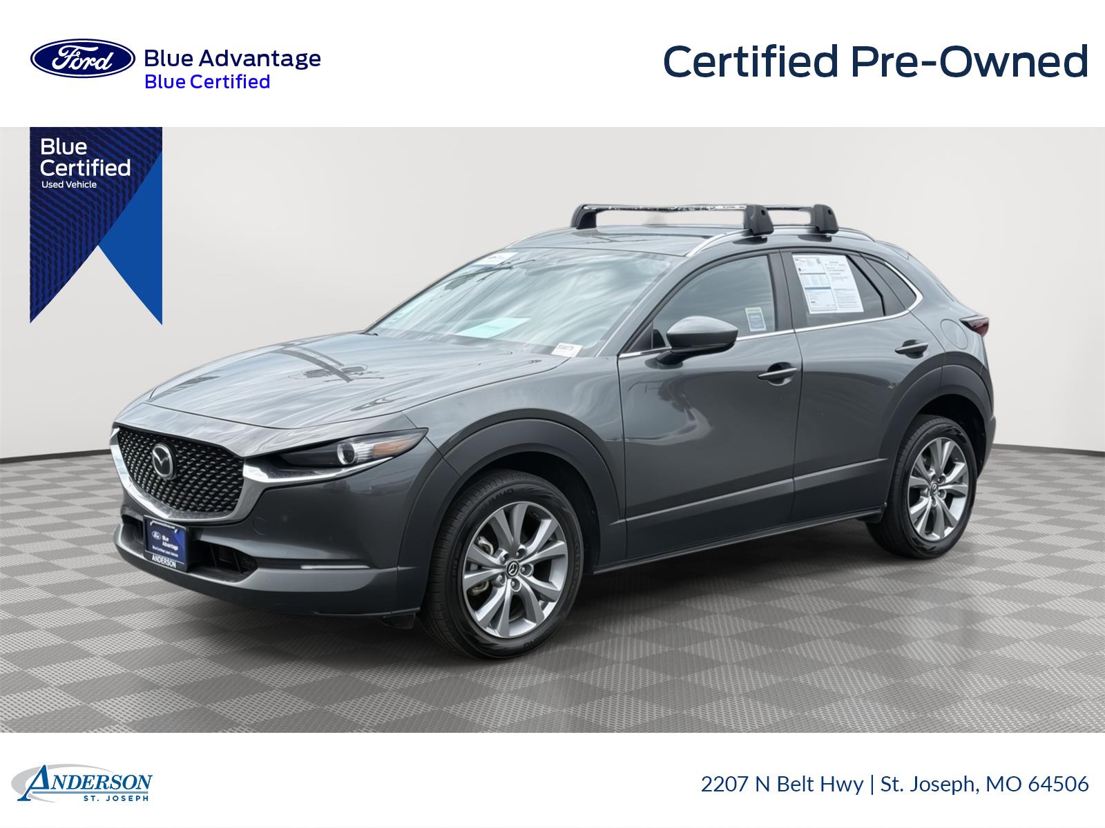Certified 2022 Mazda CX-30 Select with VIN 3MVDMBBL2NM451006 for sale in Kansas City