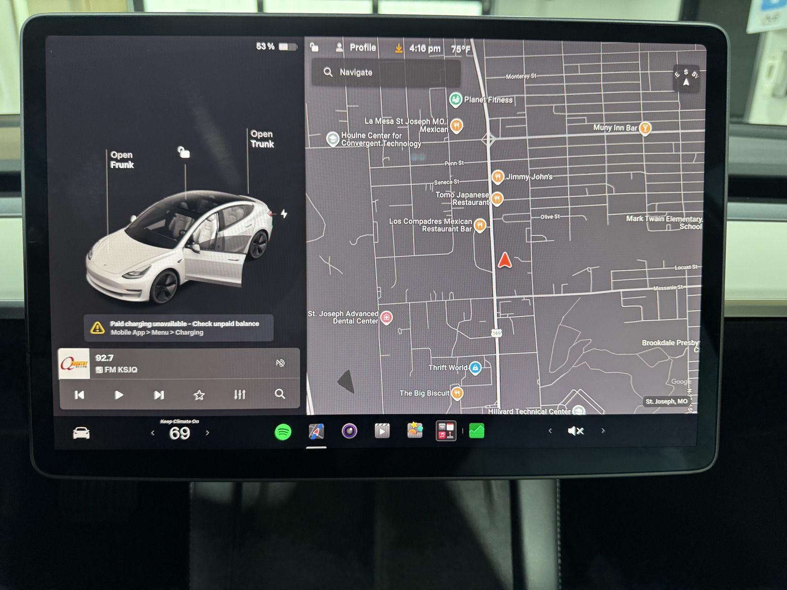 Used 2021 Tesla Model 3 Base with VIN 5YJ3E1EA6MF987507 for sale in Kansas City