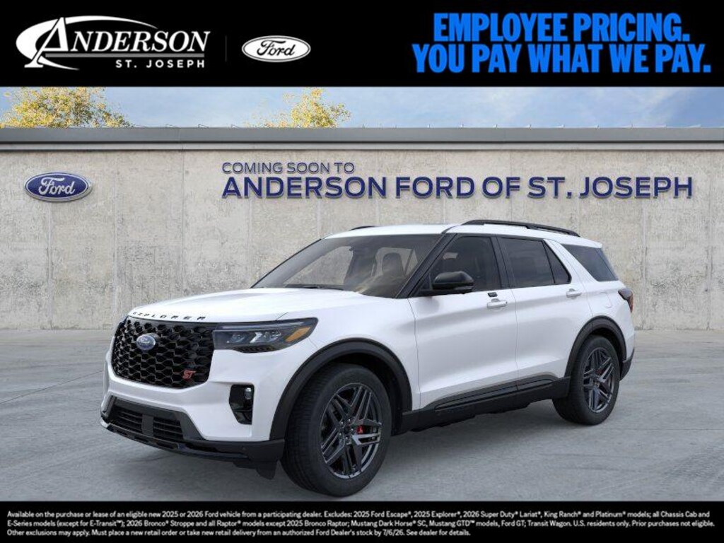 New 2026 Ford Explorer ST SUV
